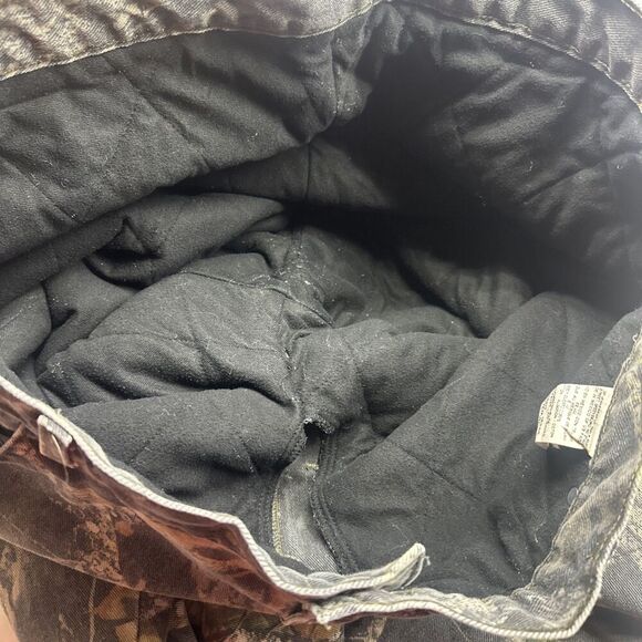 Wrangler Pro Gear Camo Pants Fleece Lined Mens 42x32 Hunting Mossy Oak Break Up - Picture 11 of 12